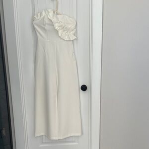 DO+BE White One-Shoulder Jumpsuit
